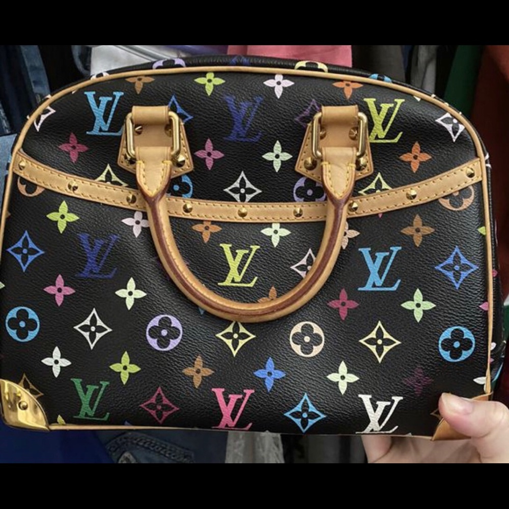 Louis Vuitton Multicolor Trouville Noir Black